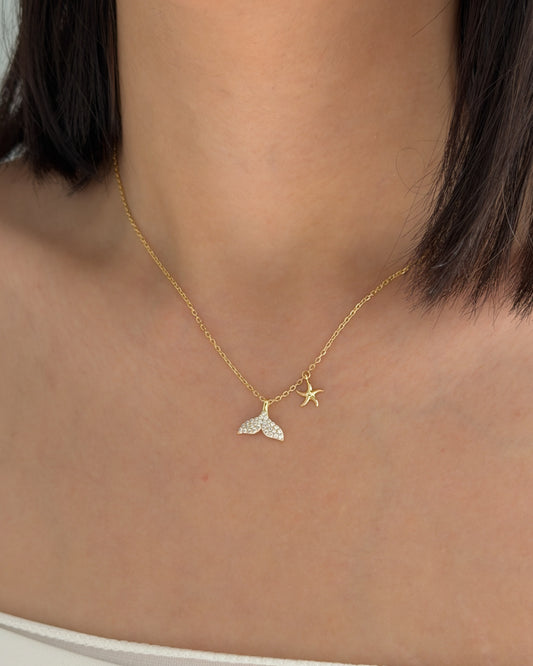 Starfish & Tail Necklace