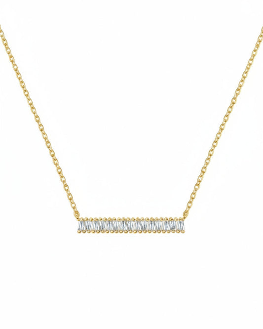 Baguette Bar Necklace