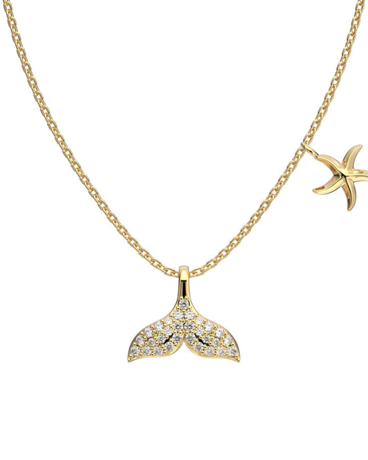 Starfish & Tail Necklace