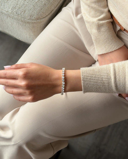 Bold Sparkle Tennis Bracelet